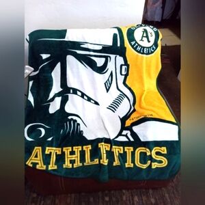 Throw Blanket Oakland A's (Star Wars Edition)